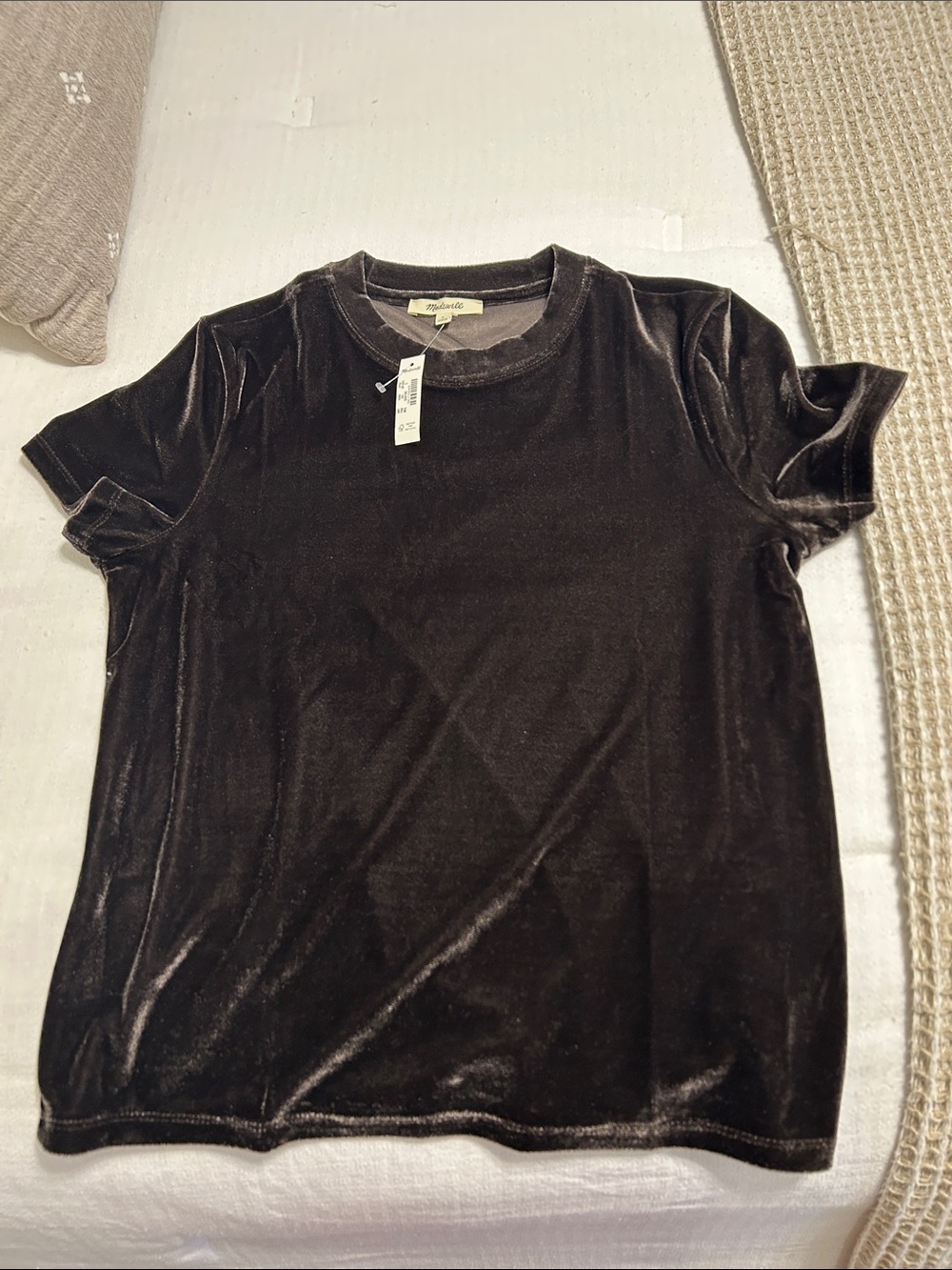Madewell velvet tee